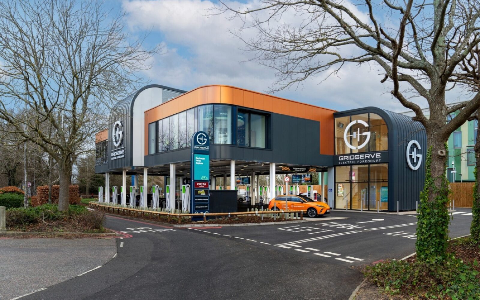 Gatwick opens first ever airport electric car charging hub