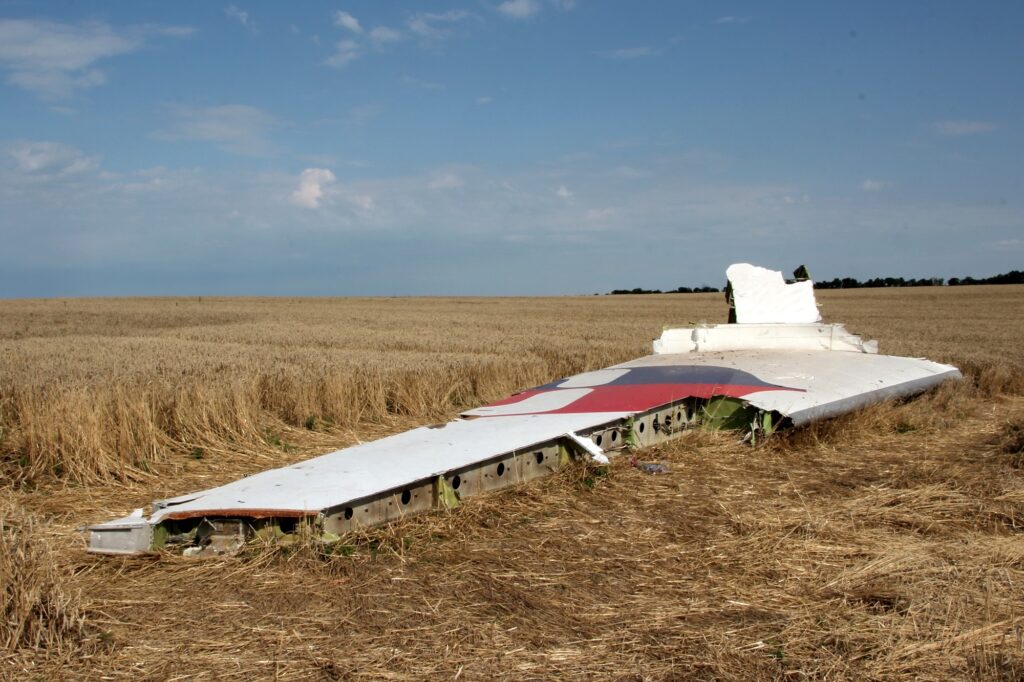 Horizontal Stabilizer of the Malaysia Airlines Boeing 777 200ER that was shot down over Ukraine in 2014 IATA says governments need to step up in their reporting of civil aviation accidents