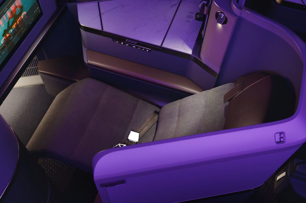 Etihad Airways Business class seat new Boeing 787