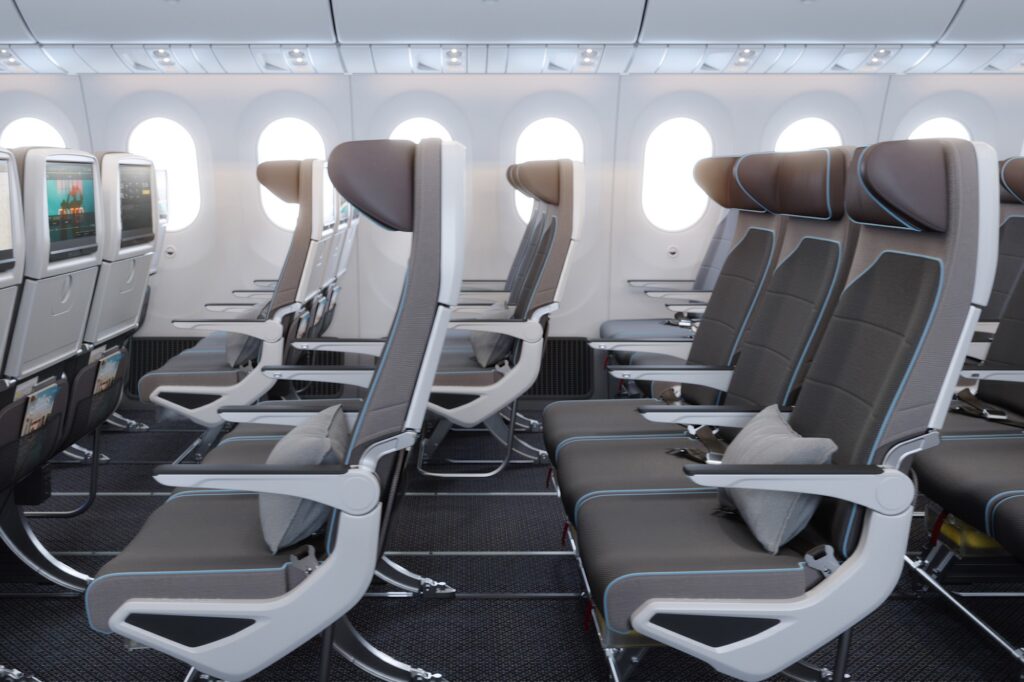 Etihad Airways Economy new Boeing 787
