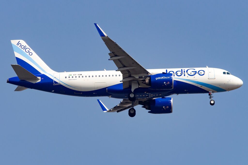 IndiGo Airbus A320neo landing at Chhatrapati Shivaji Maharaj International Airport BOM IndiGo and Go First are experiencing AOG situations related to PW1100G supply chain issues