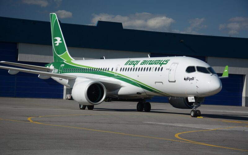 Airbus delivered the fifth and final Iraqi Airways Airbus A220