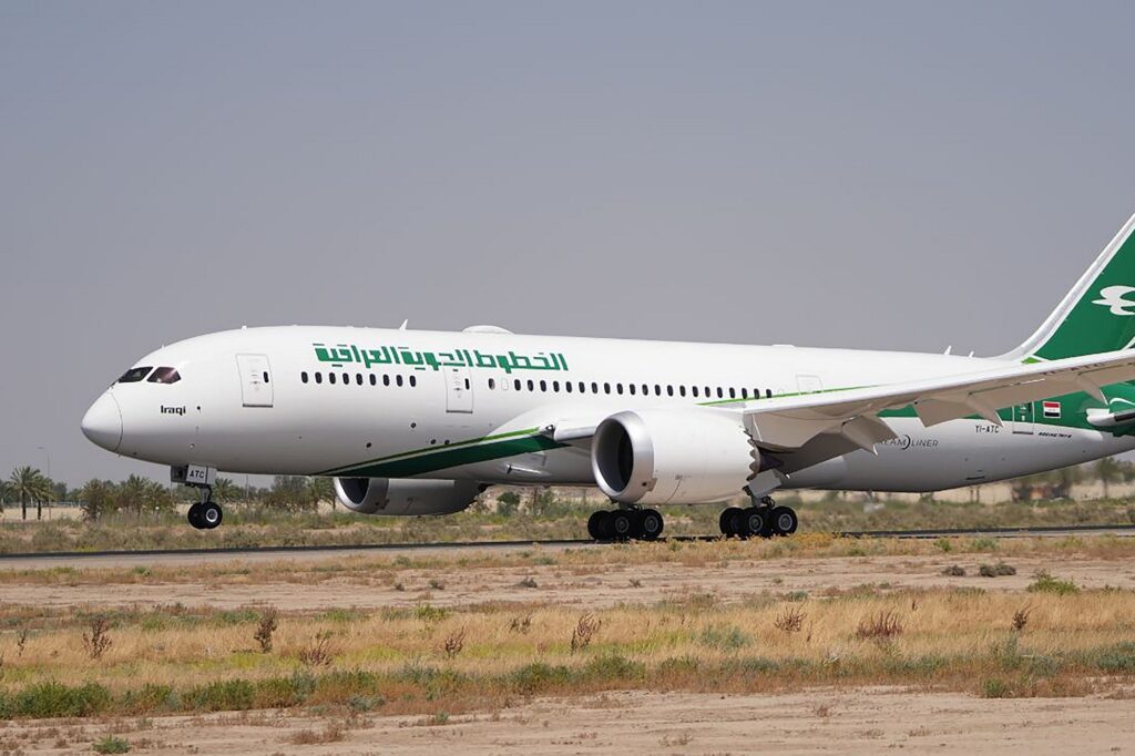 Iraqi Airways' only Boeing 787 has not flown since July 27, 2023, prompting speculation of its current status