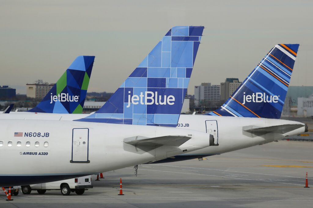 JetBlue, anticipating a lawsuit from the DOJ to block its merge with Spirit Airlines, tries to reaffirm competitive benefits of the merger