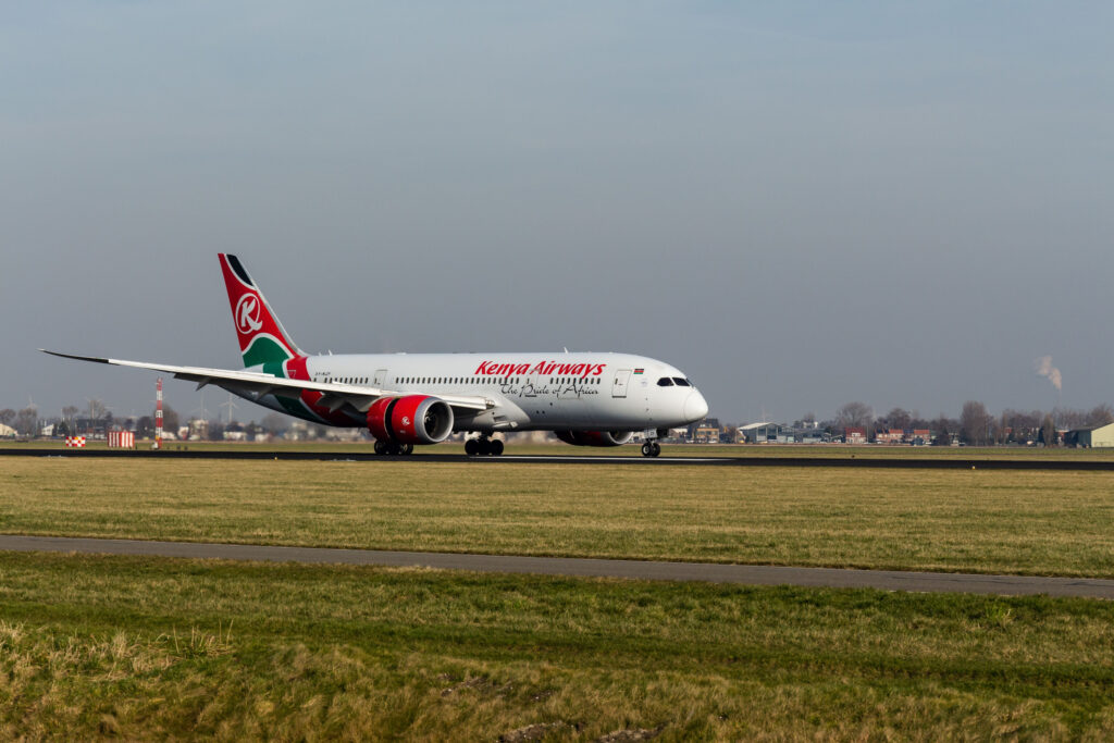 Kenya Airways Boeing 787 Dreamliner The Netherlands Kenya Airways Boeing 787 DreamlinerSchiphol Airport The Netherlands