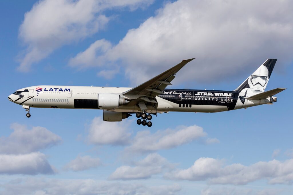 LATAM Airlines Star Wars aircraft