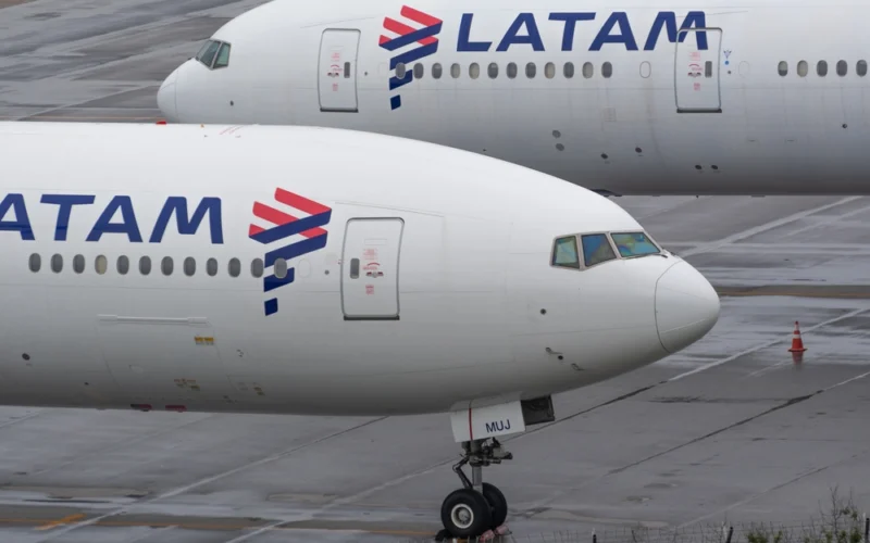 Latam,Boeing,777-300,Parked,At,Gru,Airport.,31,Oct,,2021,