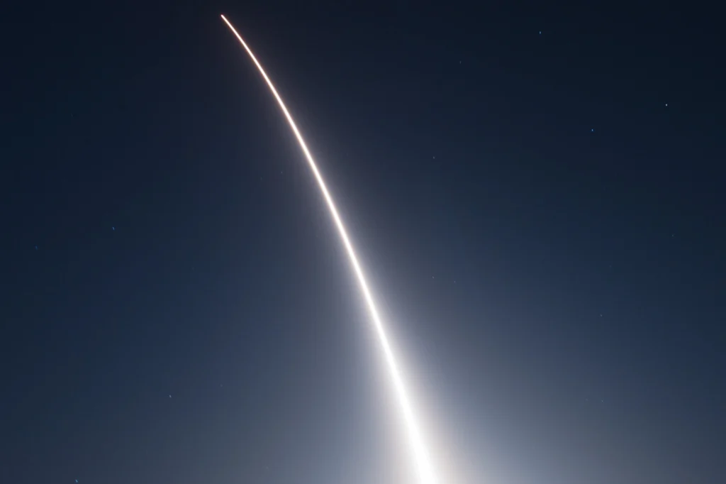 Launch of Minotaur rocket carrying Sentinel reentry vehicle Launch of Minotaur rocket carrying Sentinel reentry vehicle