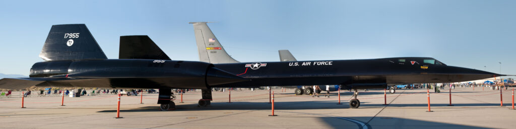 Lockheed SR-71 Blackbird reconnaissance aircraft 