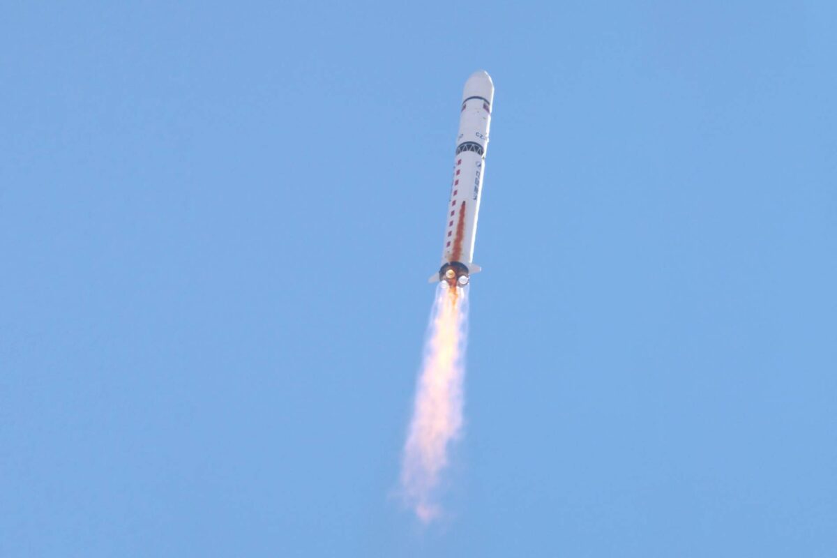 China successfully lands a space rocket booster on a sea platform: video AeroTime uses cookies