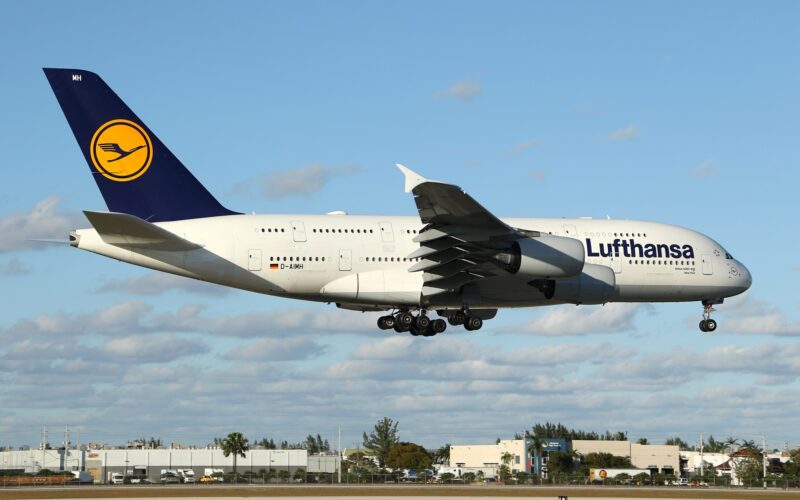 Lufthansa brought back the second Airbus A380, namely D-AIMM, from storage at TEV