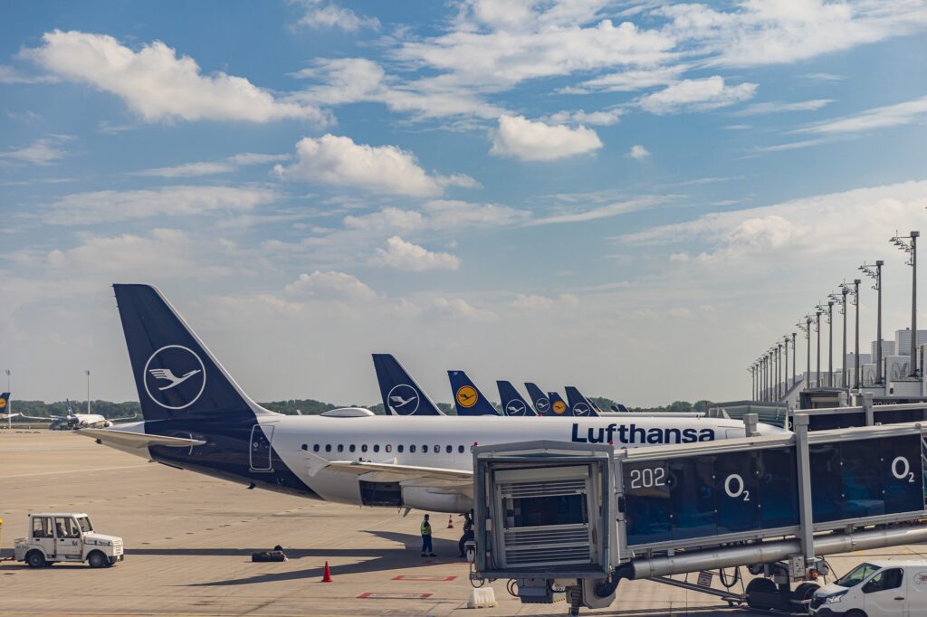 Lufthansas flight operations were brought largely to a standstill due a strike across German airports