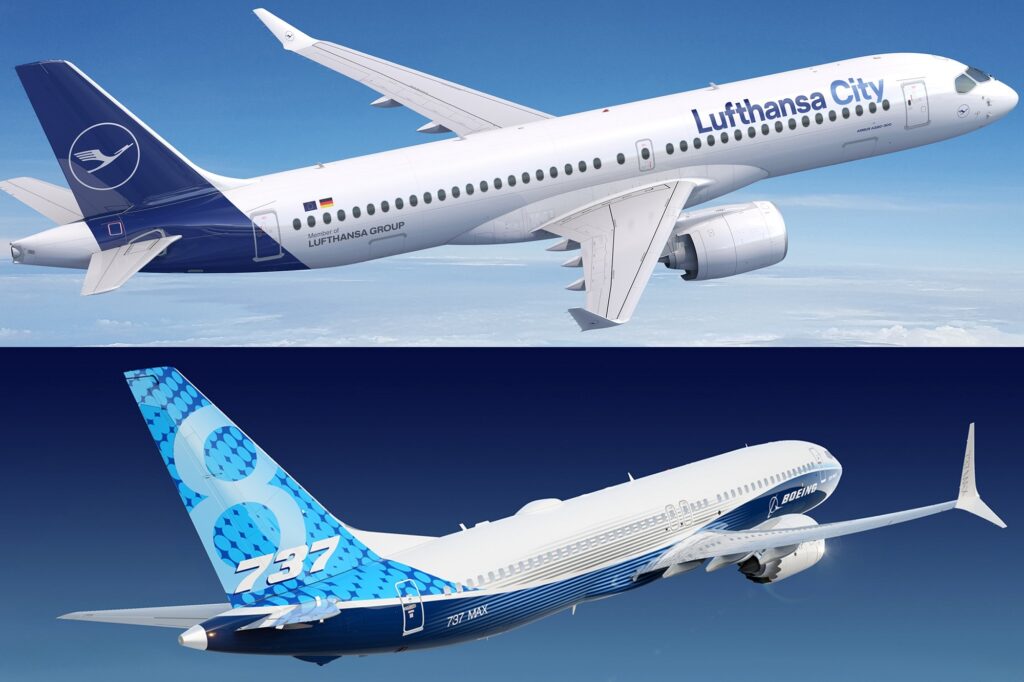 Lufthansa order boeing airbus