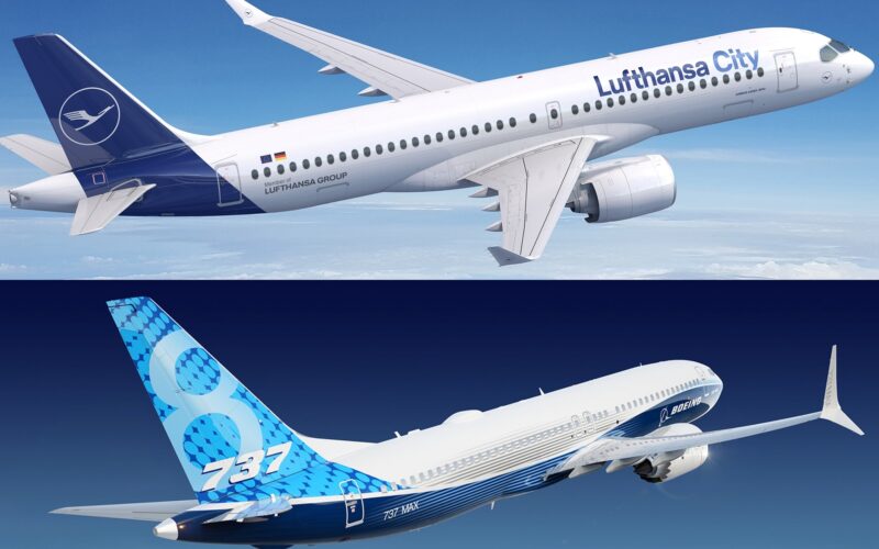 Lufthansa order boeing airbus