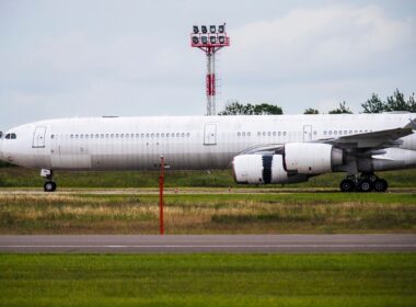 Several Airbus A340 aircraft with questionable backgrounds are currently stored in a NATO Air Policing base in Siauliai