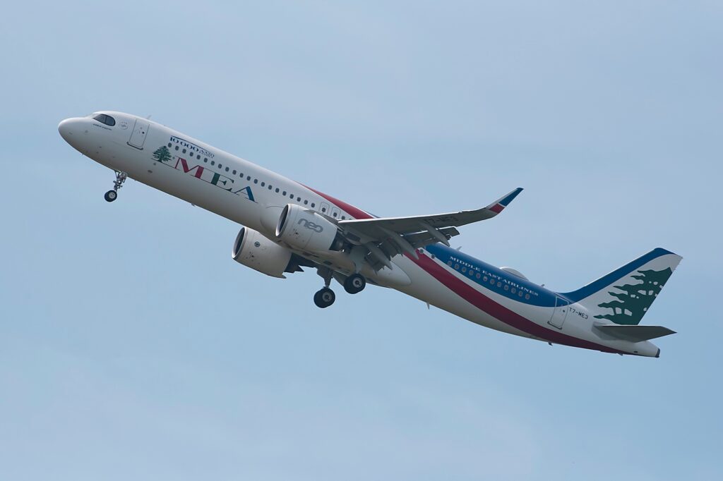 Two Middle East Airlines Airbus A321neos were damaged by stray bullets in Beirut, Lebanon.