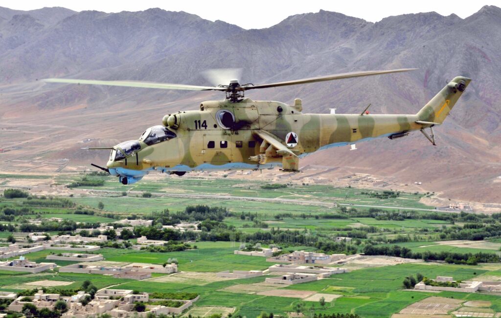 Mil Mi 35 of Afghan Air Force