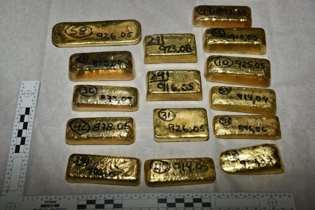 National Crime Agency seize gold at Heathrow Airport