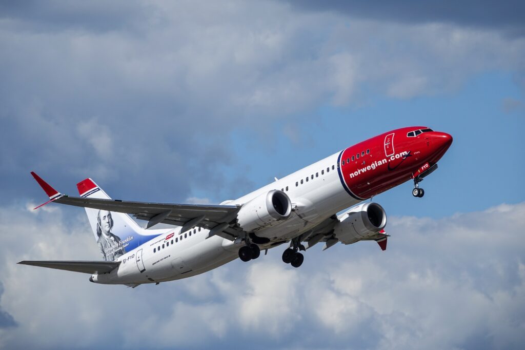 Norwegian is set to lease six Boeing 737 MAX aircraft from the same lessor who supplied them to the now-bankrupt Flyr