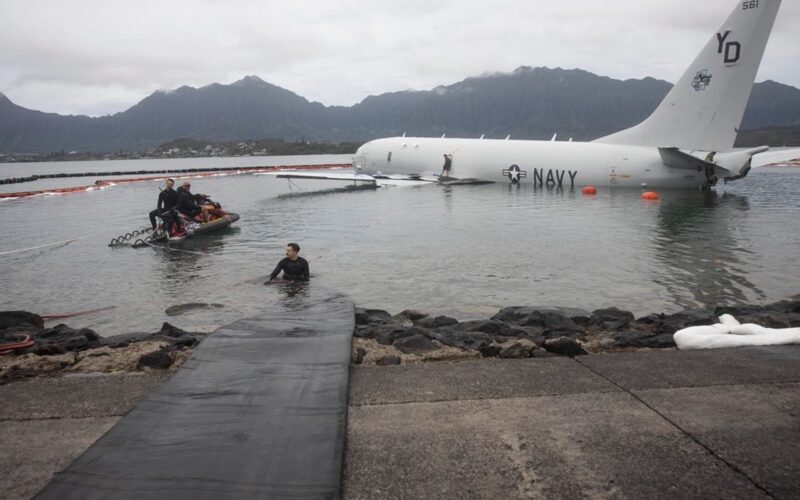 P-8A Poseidon salvage Hawaii