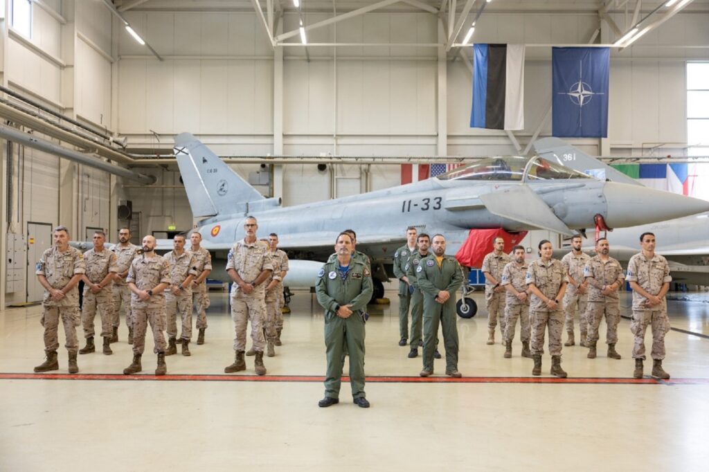 Portuguese and Romanian detachments at Šiauliai and the Royal Air Force detachment at Ämari ended their four-month tours