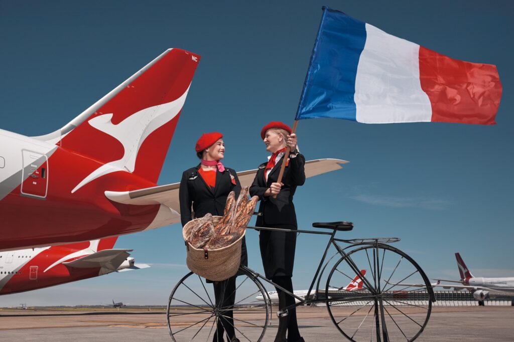 Qantas launches Perth Paris route