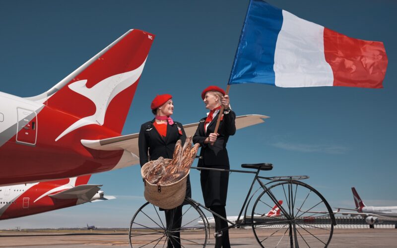 Qantas launches Perth Paris route