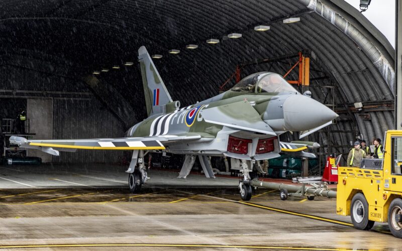 RAF Display Team Eurofighter Typhoon 2024 livery reveal