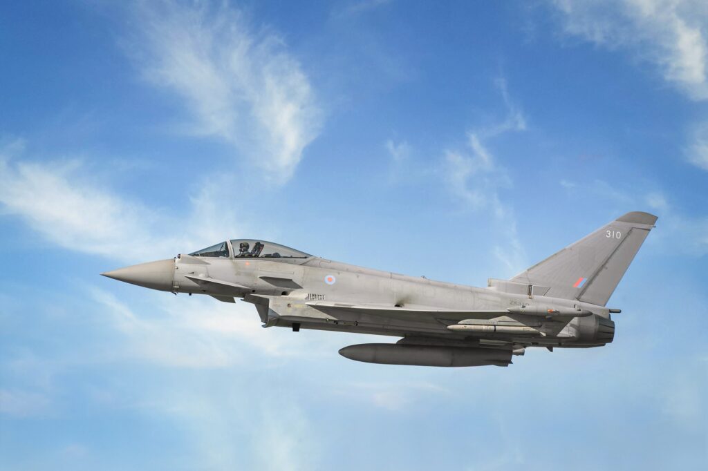 RAF Eurofighter RAF Eurofighter dispatched after plane lost communication Deployment resulted in a sonic boom