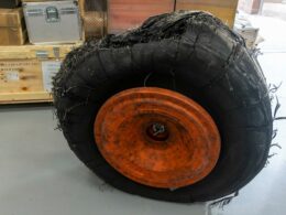 RAF Voyage tire burst blowout
