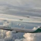 ROCAF F-16 jets escort EVA Air flight with Olympic athletes
