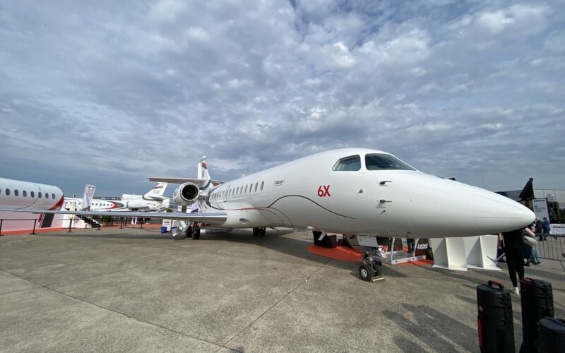 Dassault certified the Falcon 6X in Europe and the United States