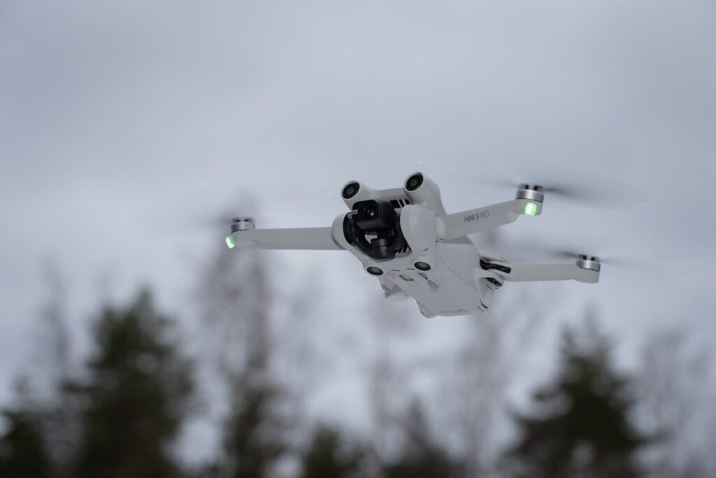 Estonia,,March,2023,,Dji,Mini,3,Pro,Drone,Flies,In