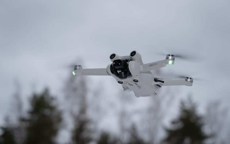 Estonia,,March,2023,,Dji,Mini,3,Pro,Drone,Flies,In