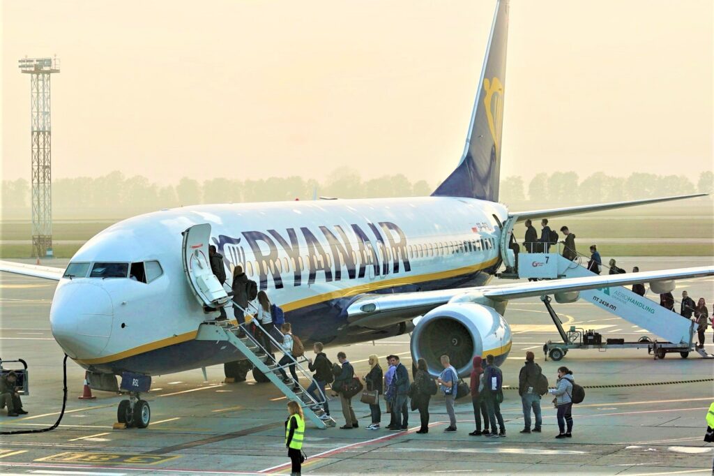 Ryanair aircraft in Ukraine