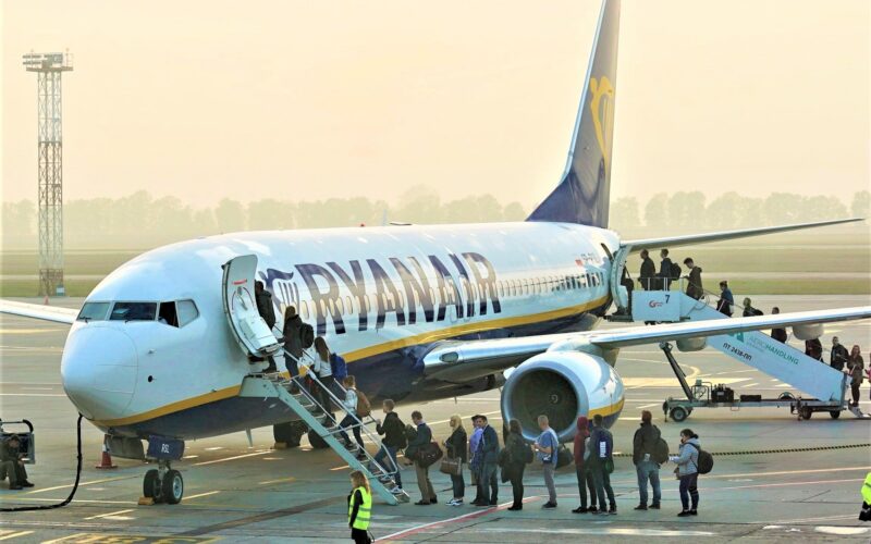 Ryanair aircraft in Ukraine