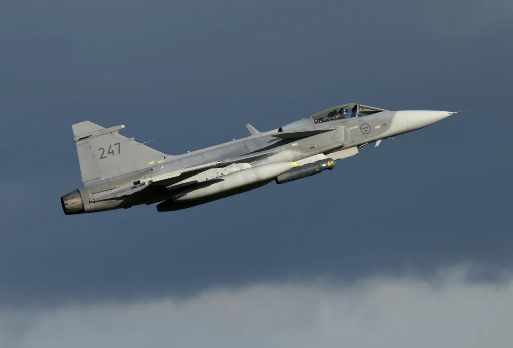 Saab JAS-39 Gripen fighter jet