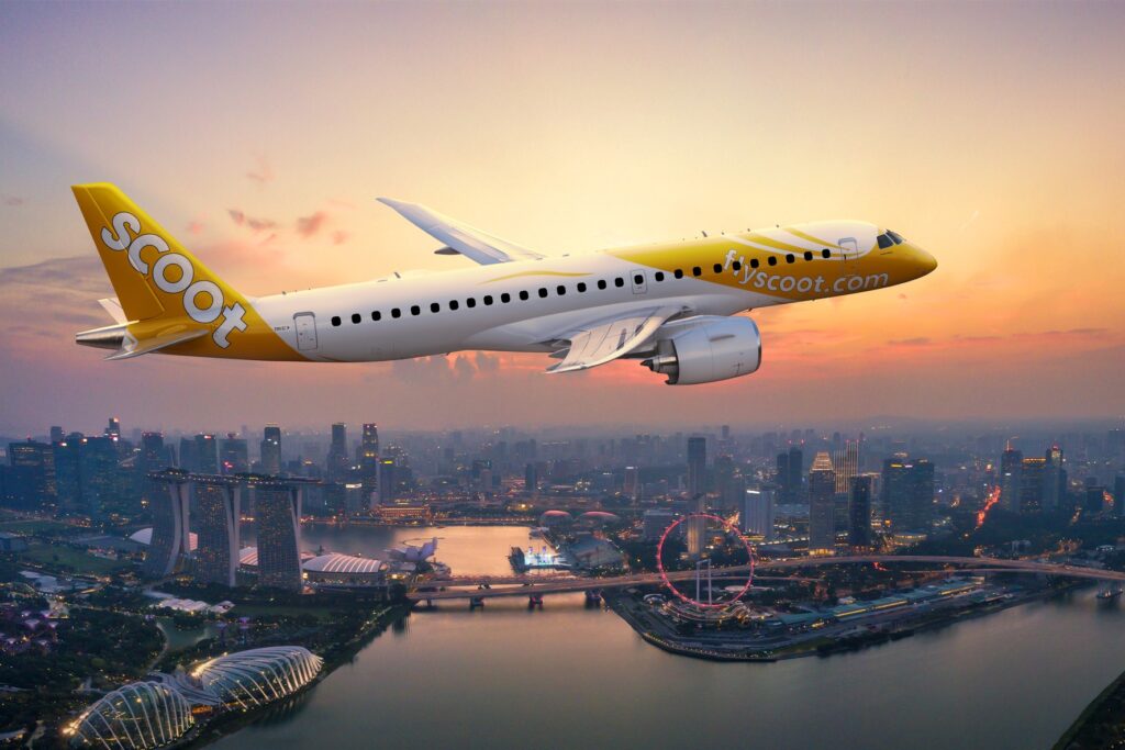 Embraer certification Singapore E Jets Scoot Embraer certification Singapore E Jets Scoot