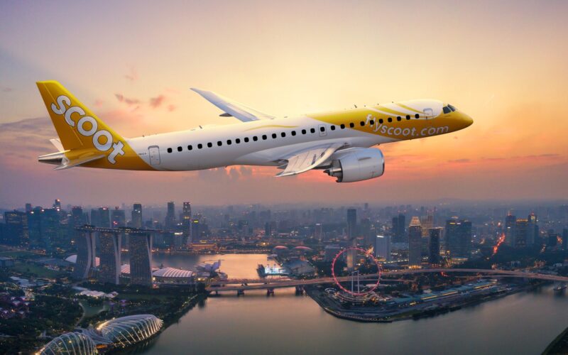 Embraer certification Singapore E-Jets Scoot
