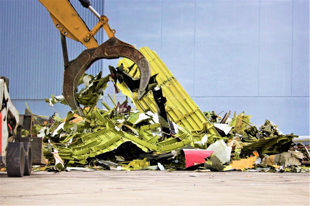Scrapped plane Scrapped plane