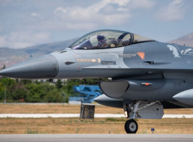 Several F-16s from Turkish Air Force and several other allied air forces gather for a military exercise known as Anatolian Eagle. Pilots execute several war scenarios.