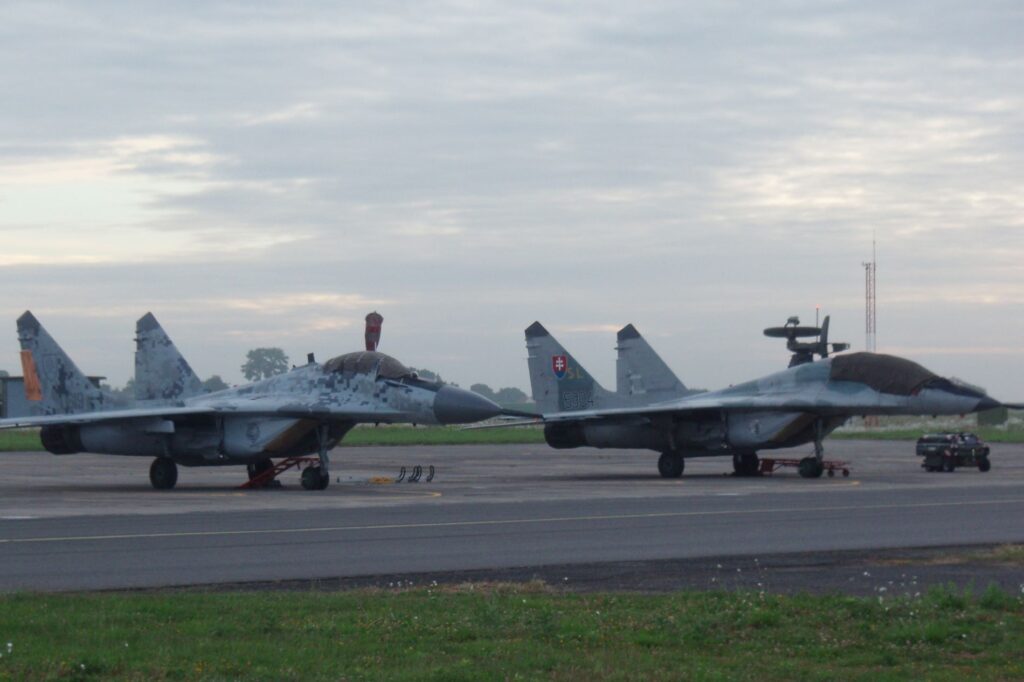 Slovak Air Force MiG-29 fighter jets