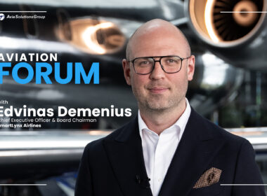 SmartLynx Airlines Edvinas Demenius, CEO, Aviation Forum Interview hosted by Avia Solutions Group