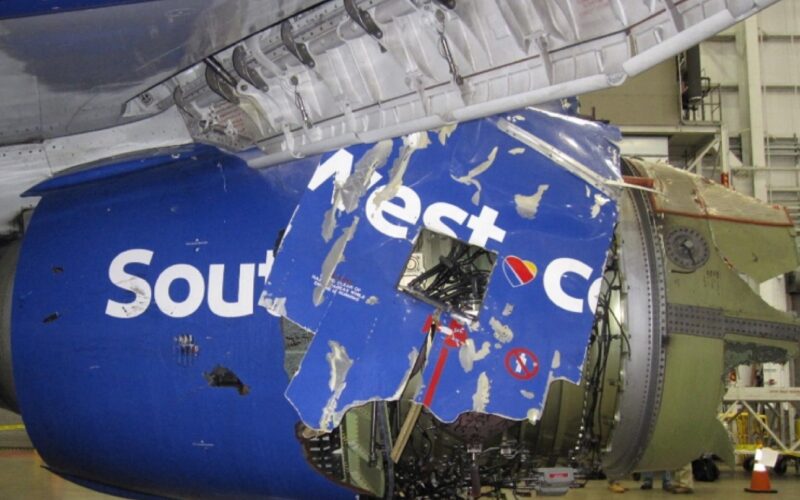 Southwest Airlines Flight 1380 engine