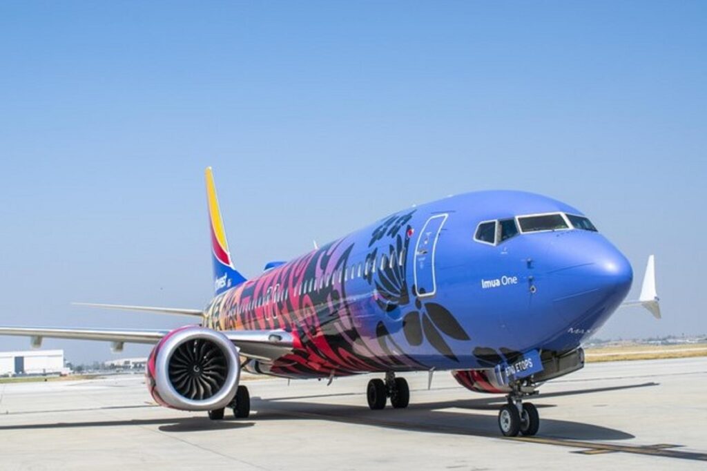 Southwest Airlines Hawaiian themed livery