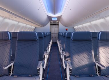 Southwest Airlines cabin seating