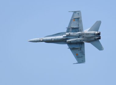 Spanish F18 fighter jet Hornet