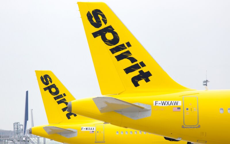 Spirit Airlines Yellow passenger aircraft Airbus A320