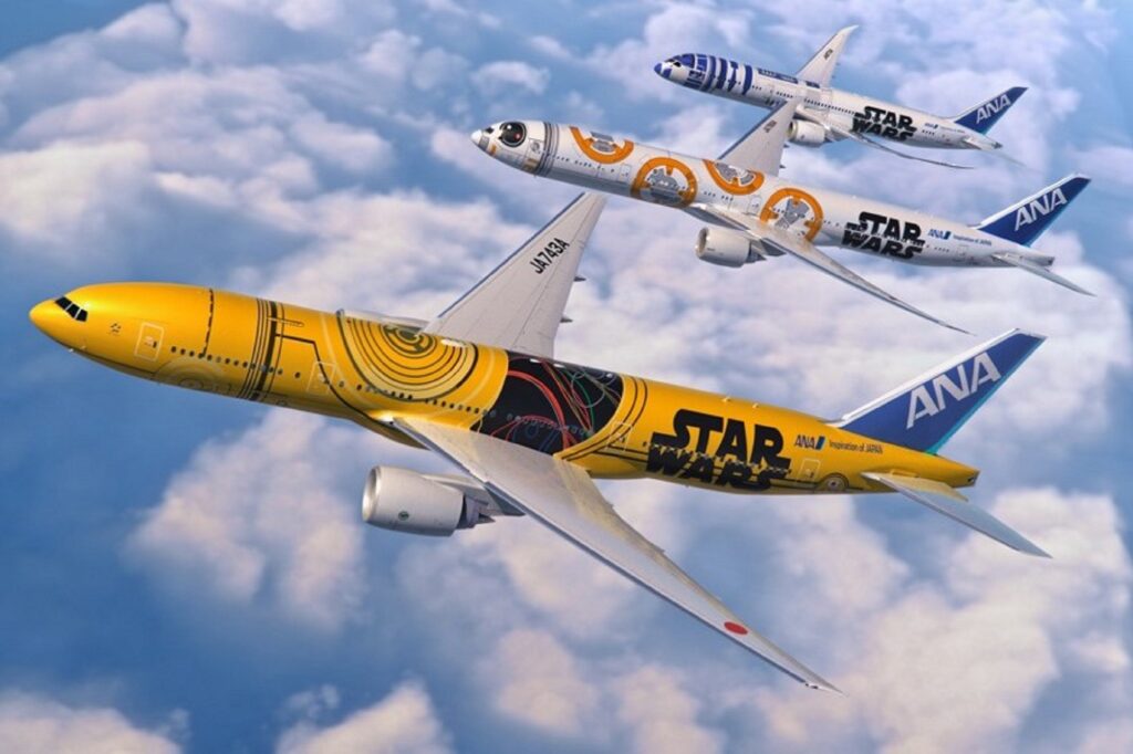 Star Wars ANA Planes
