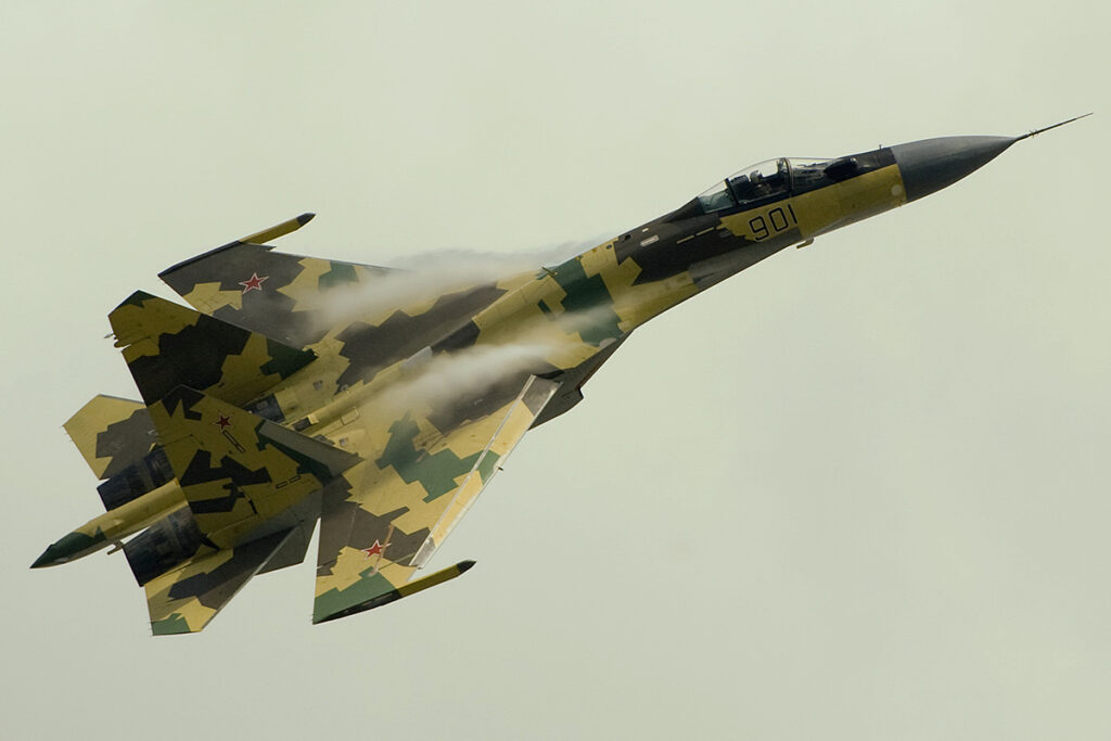 Sukhoi Su-35 fighter jet